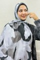 Desenli Bambu Şal 039G